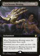 Treacherous Blessing (THB-316) (Extended Art) [Theros Beyond Death]