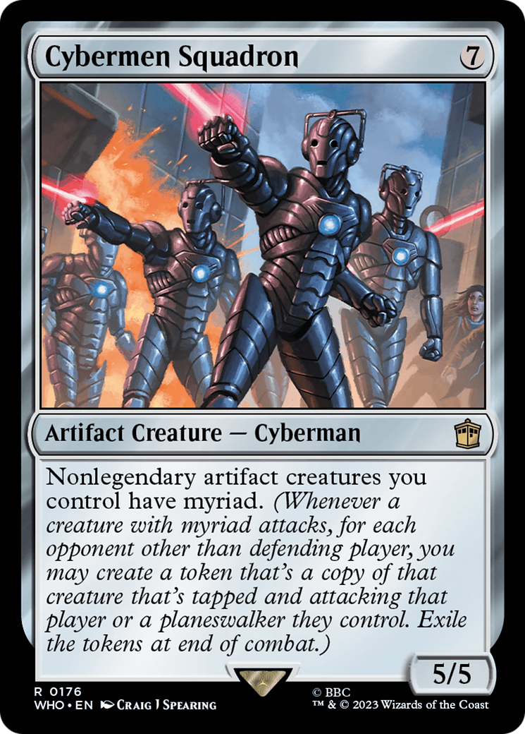 Cybermen Squadron (WHO-176) [Doctor Who]