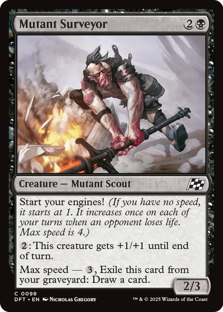 Mutant Surveyor (DFT-098) [Aetherdrift] Foil