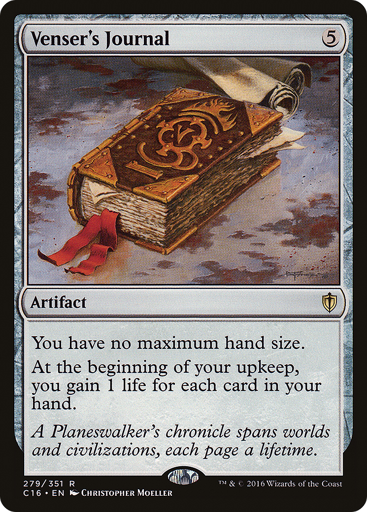 Venser's Journal (C16-279) [Commander 2016]