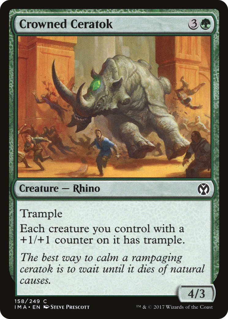 Crowned Ceratok (IMA-158) [Iconic Masters]