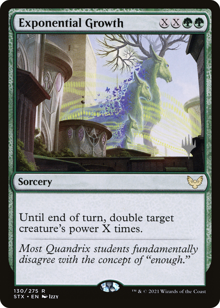 Exponential Growth (PPSTX-130P) [Promo Pack: Strixhaven: School of Mages Promos]