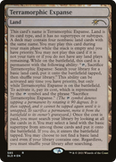 Terramorphic Expanse (Full-Text Lands) (SLD-585) [Secret Lair Drop] Foil