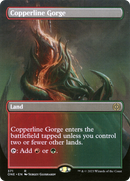 Copperline Gorge (ONE-371) [Phyrexia: All Will Be One] (Borderless) Foil