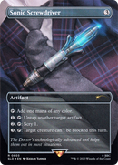 Sonic Screwdriver (SLD-803) [Secret Lair Drop] (Borderless) Foil