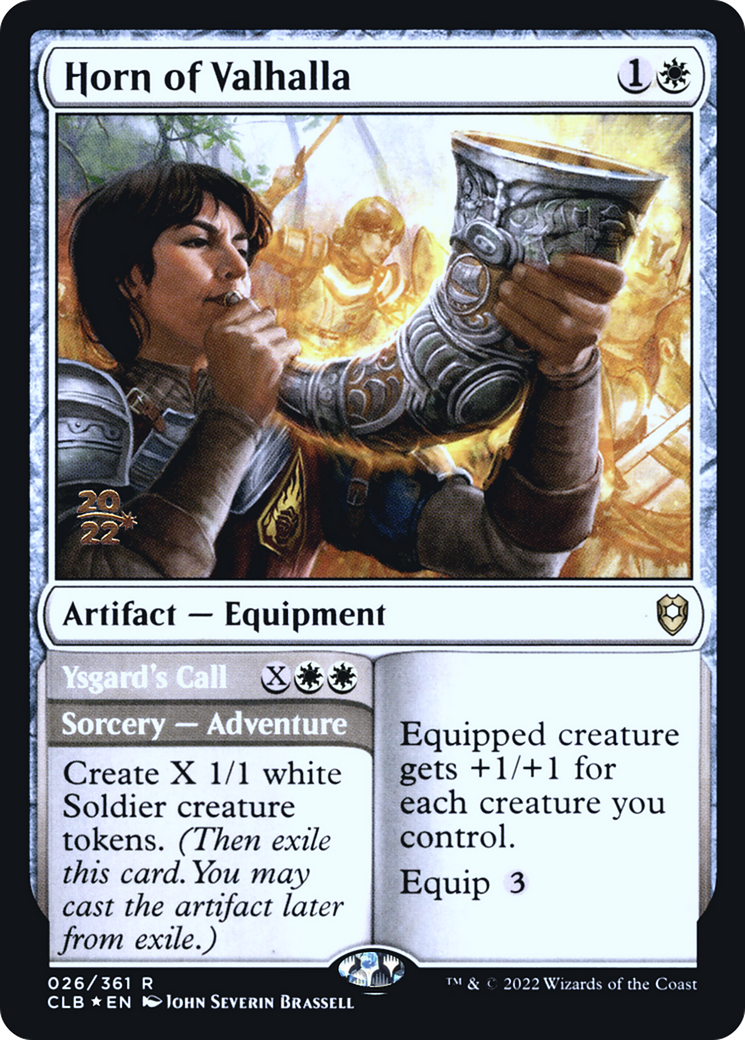 Horn of Valhalla (PRE-026) [Battle for Baldur's Gate Promos] Foil