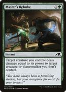 Master's Rebuke (NEO-202) [Kamigawa: Neon Dynasty] Foil
