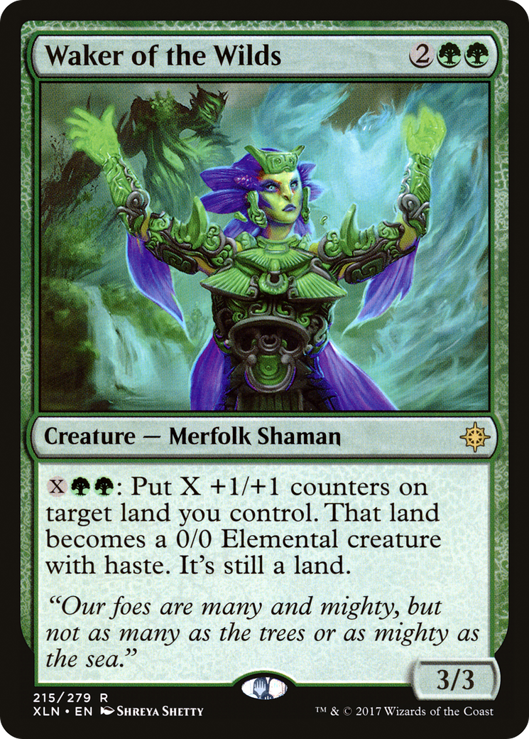 Waker of the Wilds (XLN-215) [Ixalan] Foil