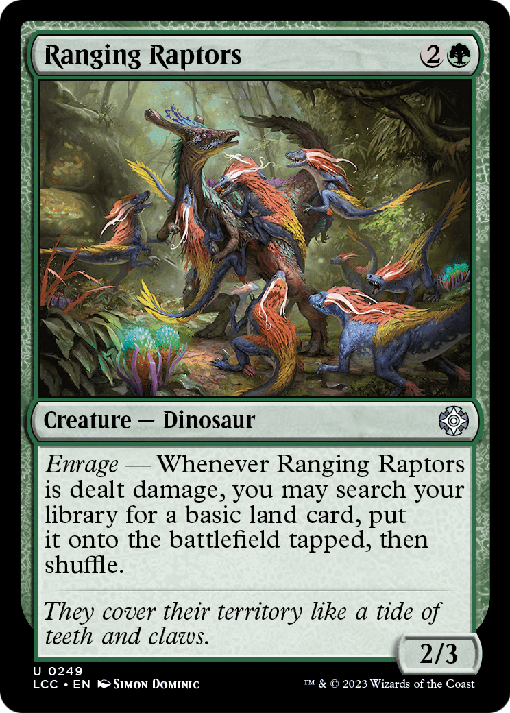 Ranging Raptors (LCC-249) [The Lost Caverns of Ixalan Commander]