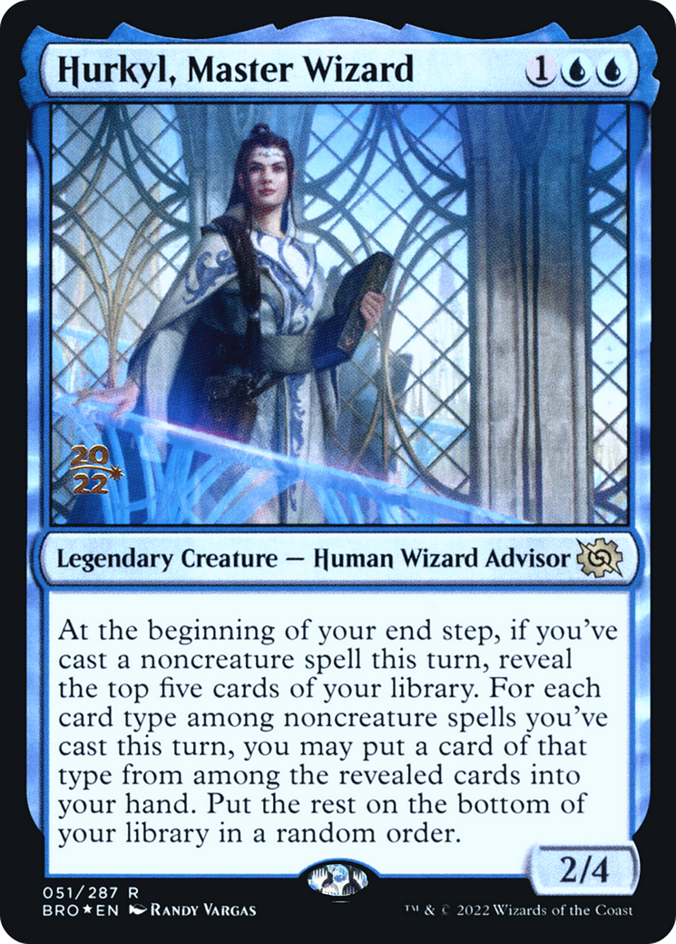 Hurkyl, Master Wizard (PRE-051) [The Brothers' War Promos] Foil