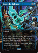 Raise the Palisade (SLD-1897) [Secret Lair Drop] (Borderless) Foil