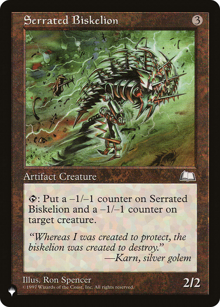Serrated Biskelion (LIST-WTH-156) [The List]