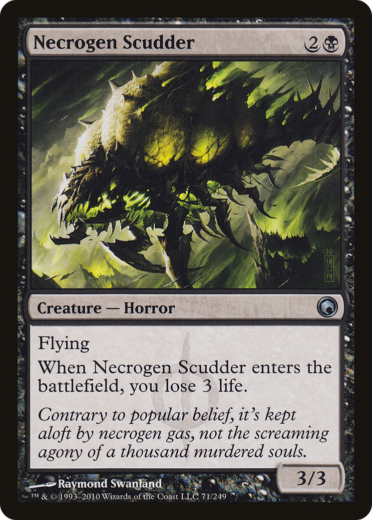 Necrogen Scudder (SOM-071) [Scars of Mirrodin]