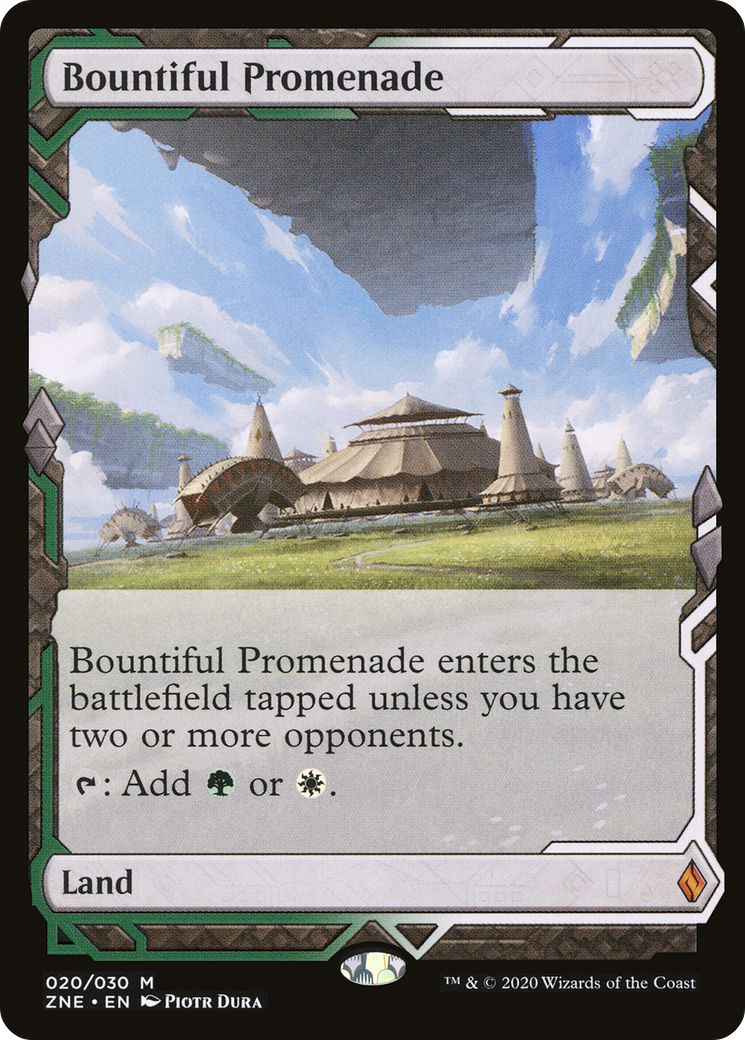 Bountiful Promenade (ZNE-020) [Zendikar Rising Expeditions] Foil