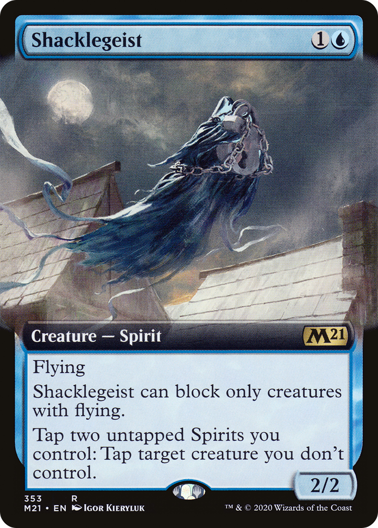 Shacklegeist (Extended Art) (M21-353) [Core Set 2021]