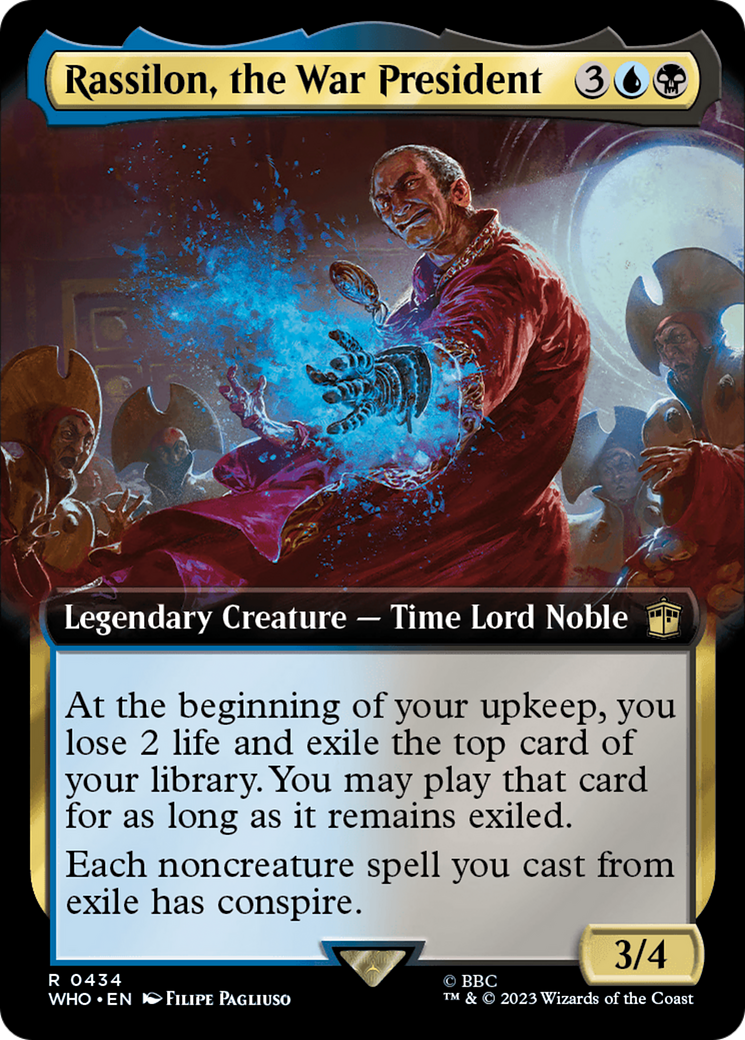 Rassilon, the War President (WHO-434) [Doctor Who]: (Extended Art) Foil