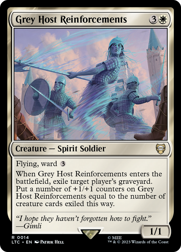 Grey Host Reinforcements (LTC-014) [Tales of Middle-earth Commander] Foil
