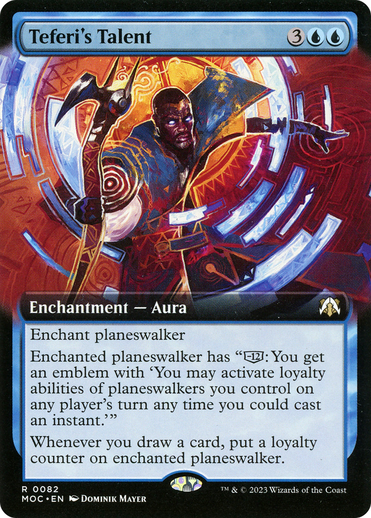 Teferi's Talent (MOC-082) [March of the Machine Commander]: (Extended Art)