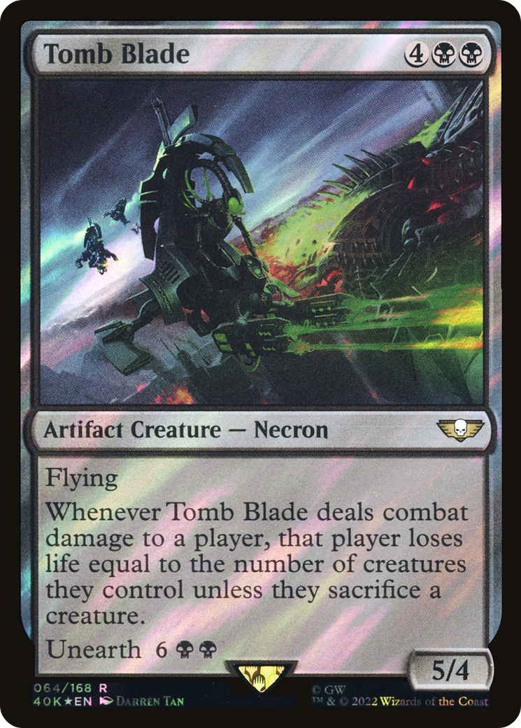 Tomb Blade (40K-64★) [Warhammer 40,000 Commander] Foil