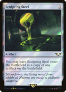 Sculpting Steel (Surge Foil) (40K-247) [Warhammer 40,000 Commander] Foil