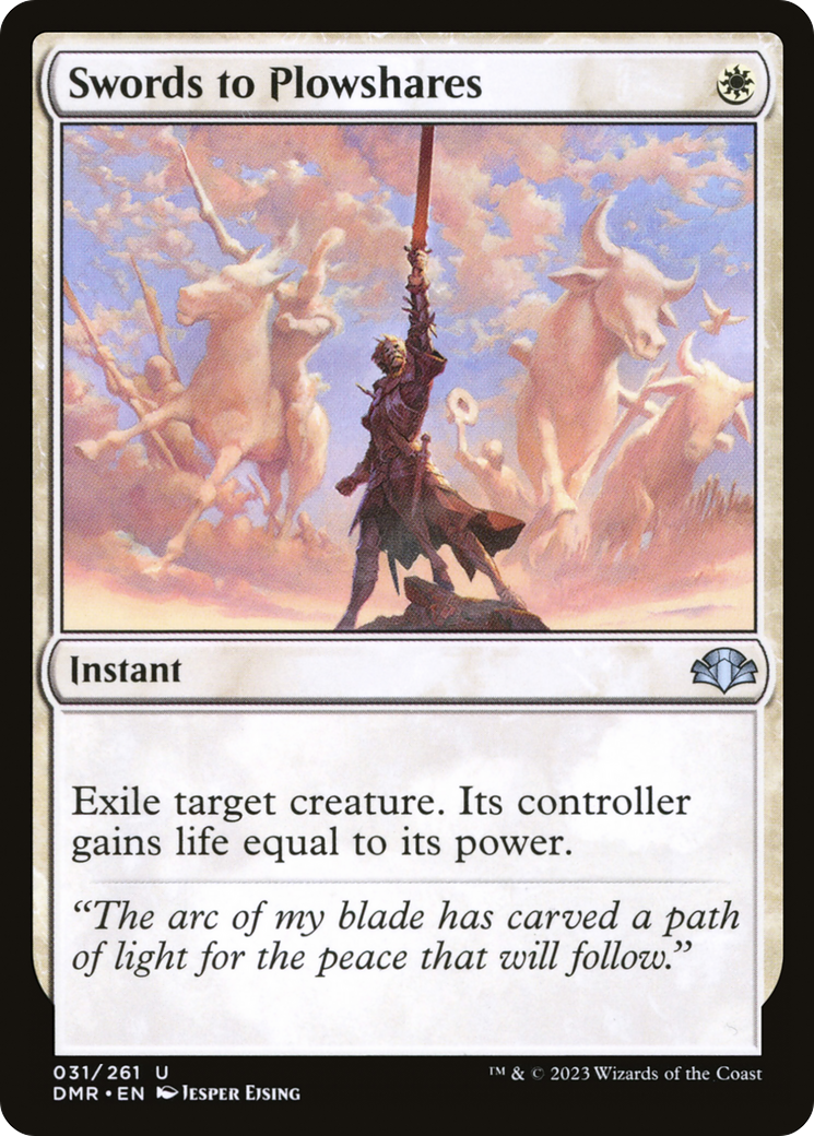 Swords to Plowshares (DMR-031) [Dominaria Remastered]