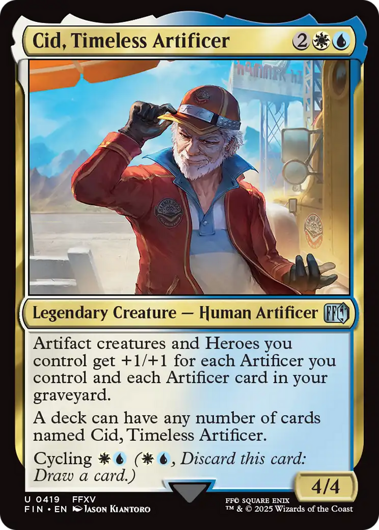 Cid, Timeless Artificer (0419) (FIN-419) [FINAL FANTASY]
