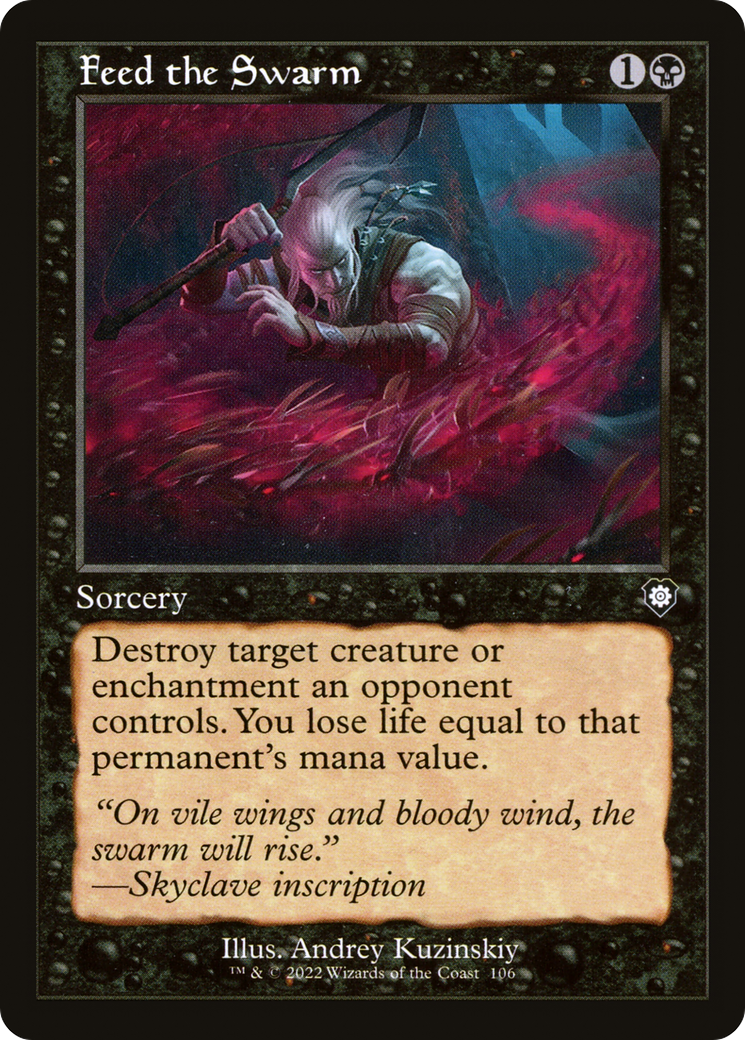 Feed the Swarm (Retro Frame) (BRC-106) [The Brothers' War Commander]