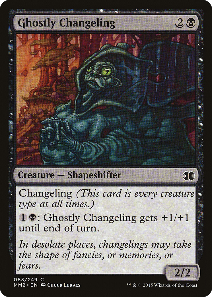 Ghostly Changeling (MM2-083) [Modern Masters 2015]