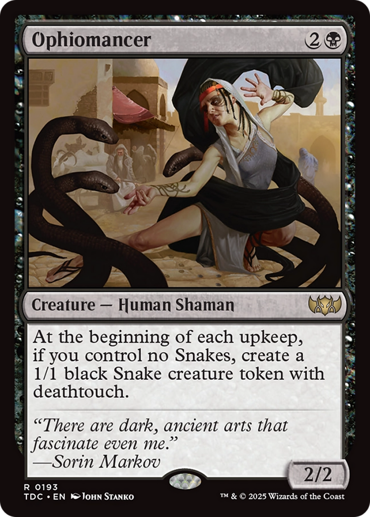 Ophiomancer (TDC-193) [Commander: Tarkir: Dragonstorm]
