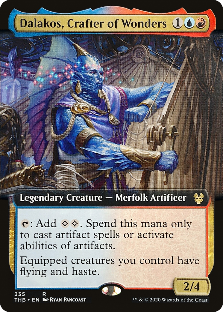 Dalakos, Crafter of Wonders (Extended Art) (THB-335) [Theros Beyond Death] Foil