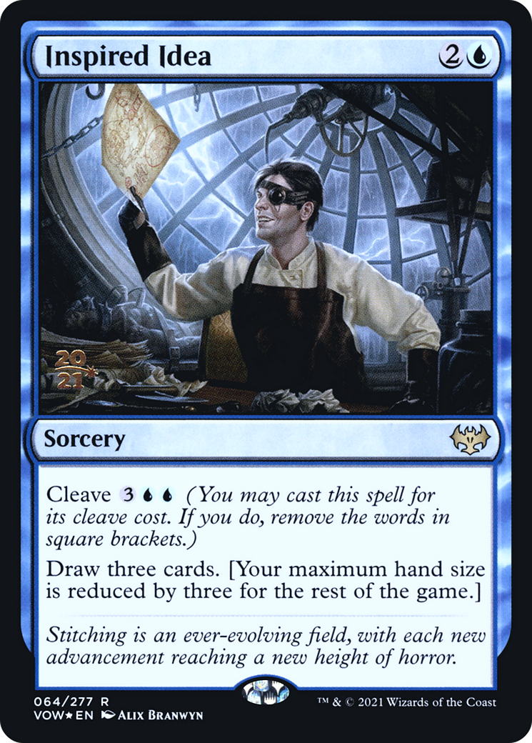 Inspired Idea (PRE-064) [Innistrad: Crimson Vow Promos] Foil