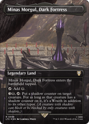 Minas Morgul, Dark Fortress (Borderless) (Surge Foil) (LTC-558) [Tales of Middle-earth Commander] (Borderless) Foil