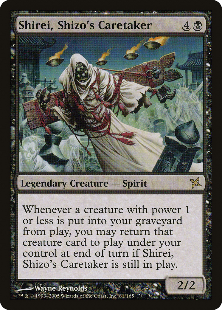 Shirei, Shizo's Caretaker (BOK-081) [Betrayers of Kamigawa] Foil