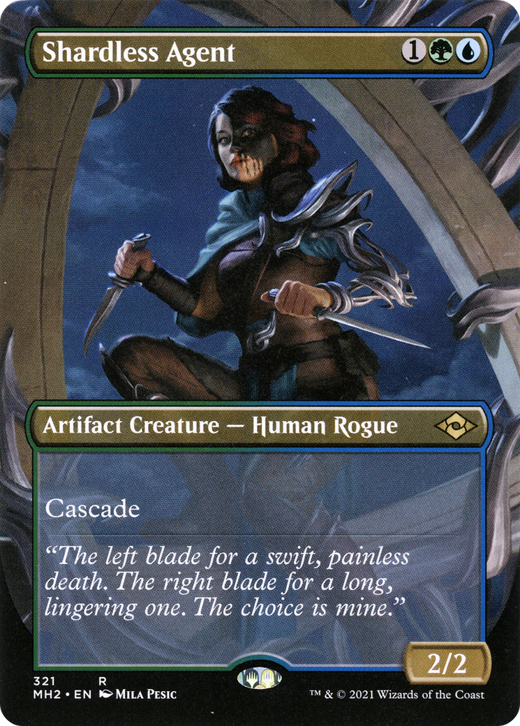 Shardless Agent (Borderless) (MH2-321) (Borderless) [Modern Horizons 2]