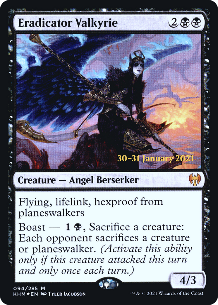 Eradicator Valkyrie (PRE-94S) [Kaldheim Promos] Foil