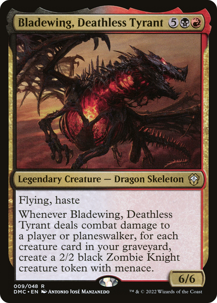 Bladewing, Deathless Tyrant (DMC-009) [Dominaria United Commander]
