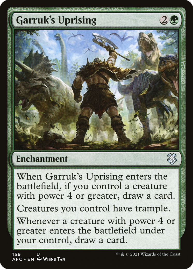 Garruk's Uprising (AFC-159) [Forgotten Realms Commander]