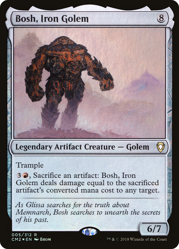 Bosh, Iron Golem (CM2-005) [Commander Anthology Volume II] Foil