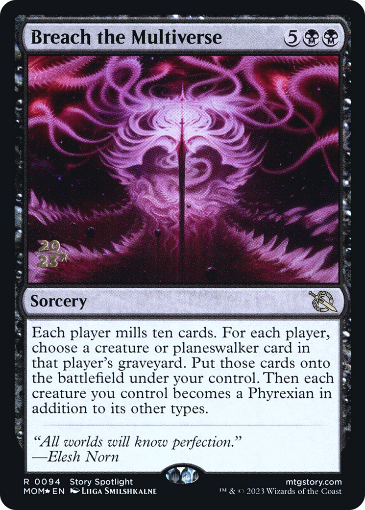 Breach the Multiverse (PRE-94S) [March of the Machine Promos] Foil