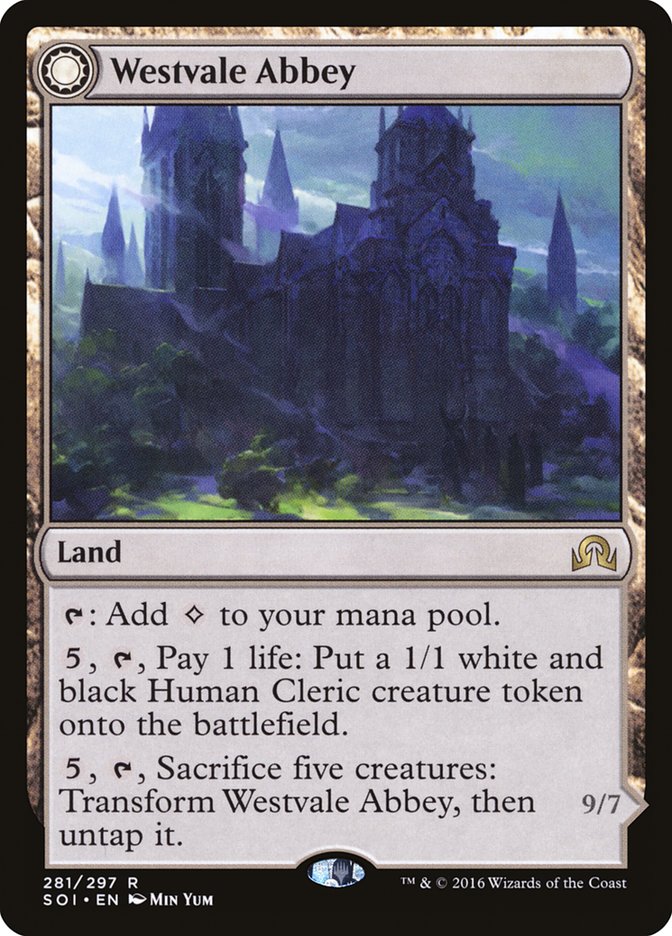 Westvale Abbey // Ormendahl, Profane Prince (SOI-281) [Shadows over Innistrad]: (Double Faced Transform) Foil