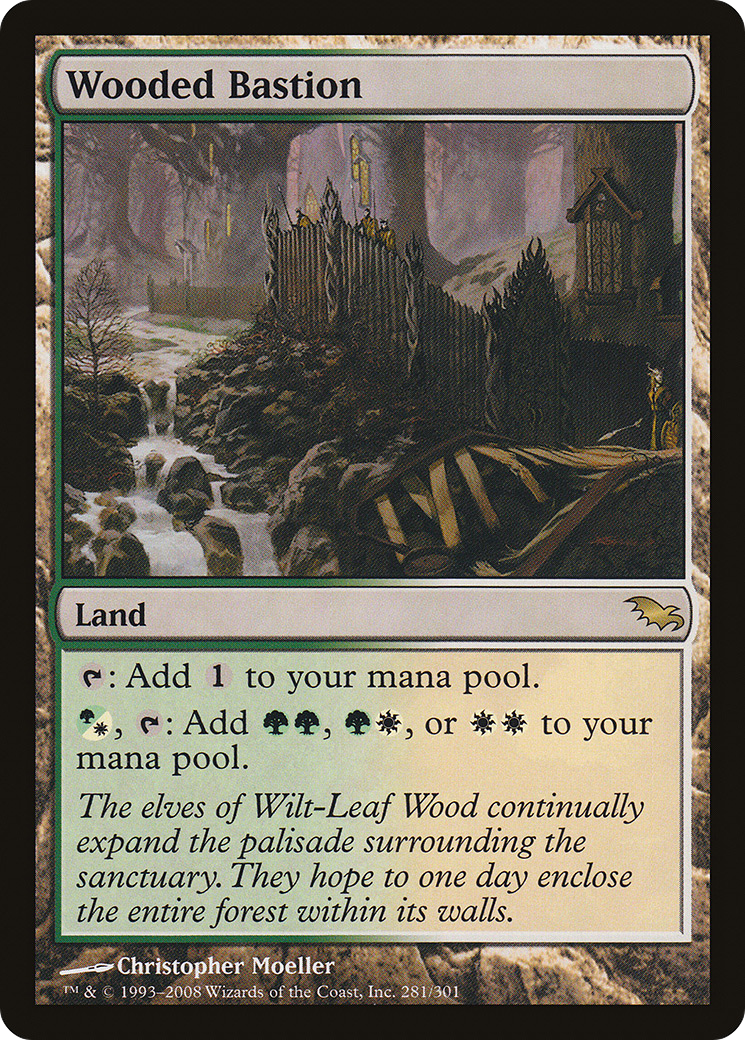 Wooded Bastion (SHM-281) [Shadowmoor]