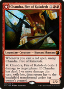 Chandra, Fire of Kaladesh // Chandra, Roaring Flame (V17-006) [From the Vault: Transform]: (originpwdfc) Foil