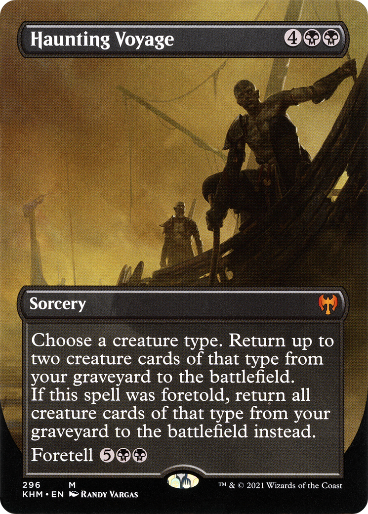 Haunting Voyage (Borderless) (KHM-296) (Borderless) [Kaldheim]