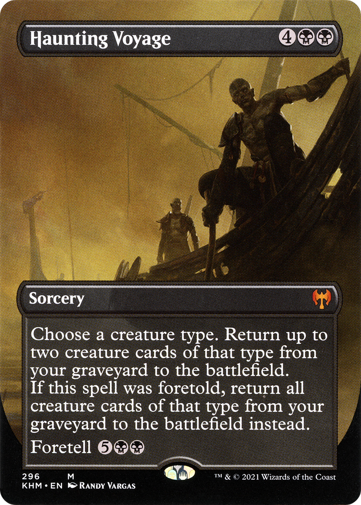 Haunting Voyage (KHM-296) [Kaldheim] (Borderless) Foil