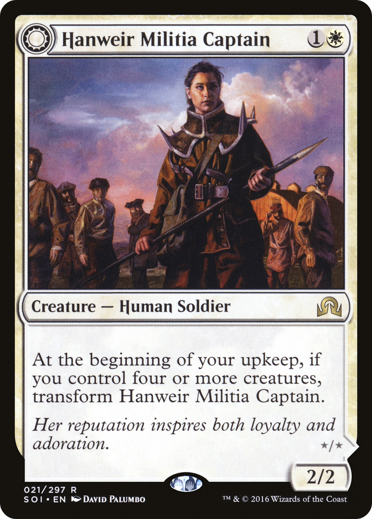 Hanweir Militia Captain (SOI-021) [Shadows over Innistrad]