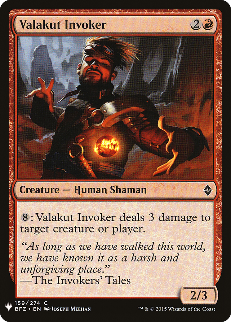 Valakut Invoker (LIST-BFZ-159) [The List]