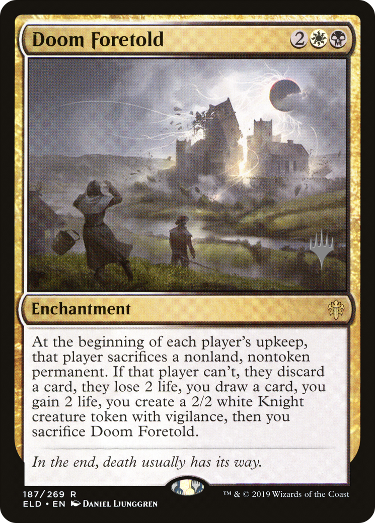 Doom Foretold (PPELD-187P) [Throne of Eldraine Promos]
