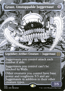 Graaz, Unstoppable Juggernaut (ONE-334) [Phyrexia: All Will Be One]: (Showcase) (Borderless) Foil