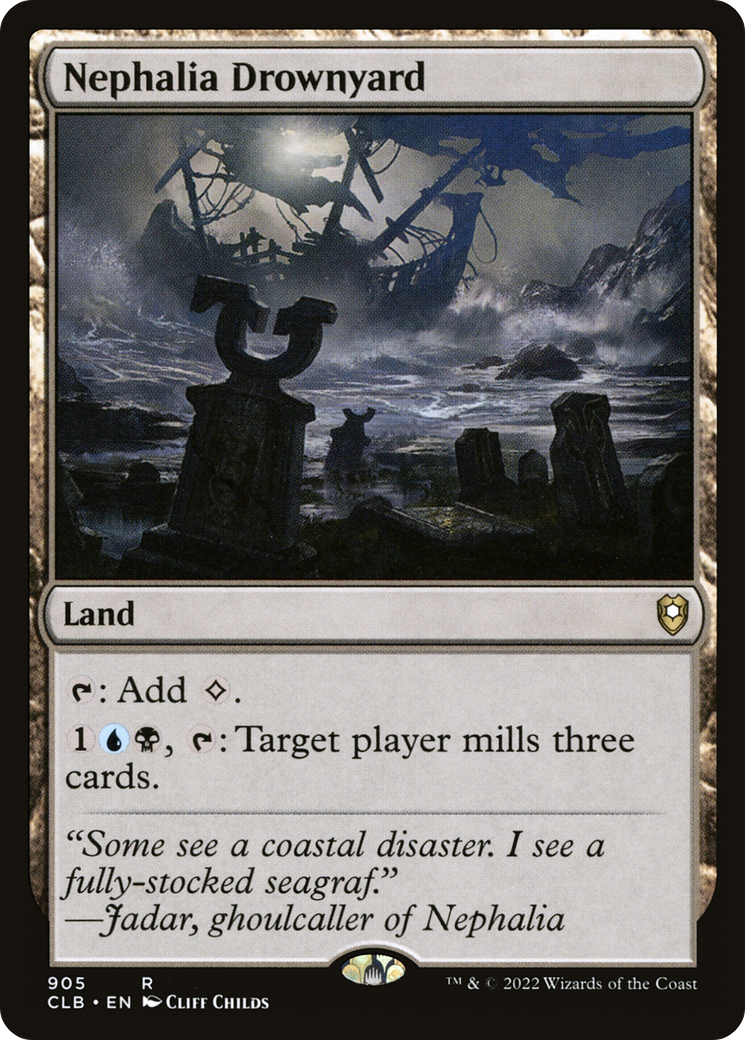 Nephalia Drownyard (CLB-905) [Commander Legends: Battle for Baldur's Gate]