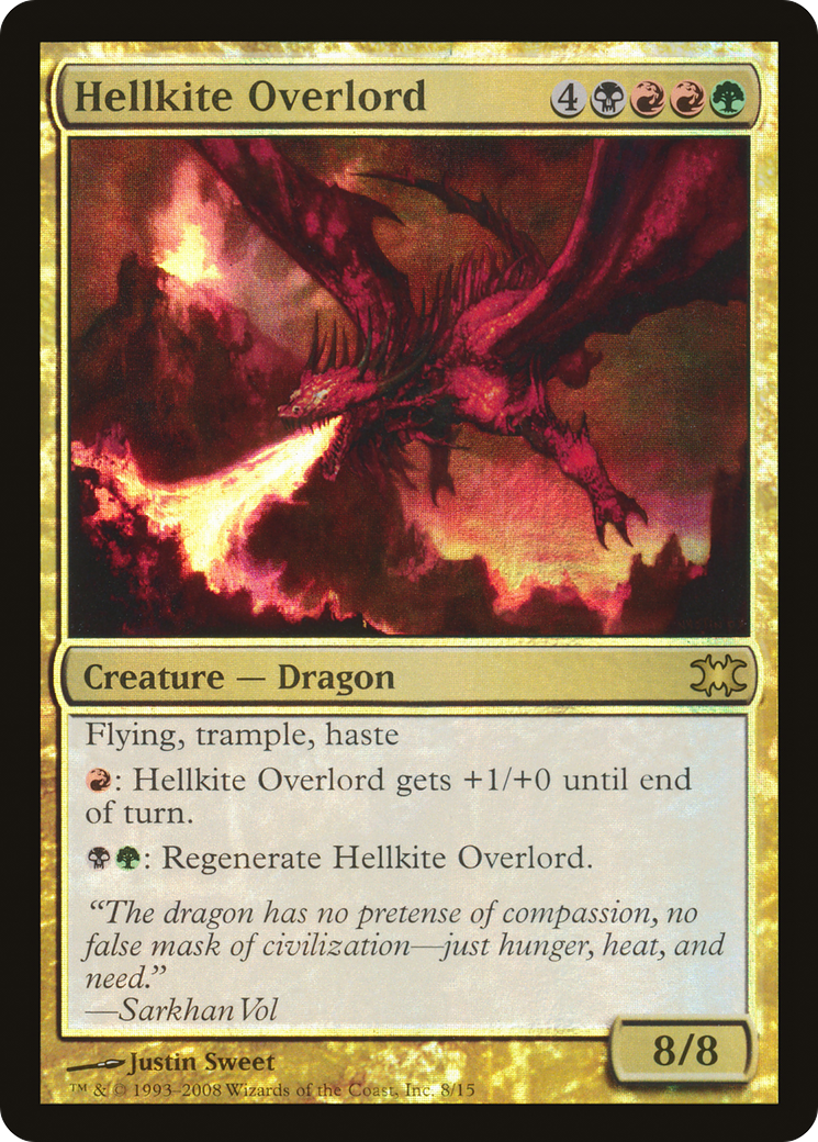 Hellkite Overlord (DRB-008) [From the Vault: Dragons] Foil